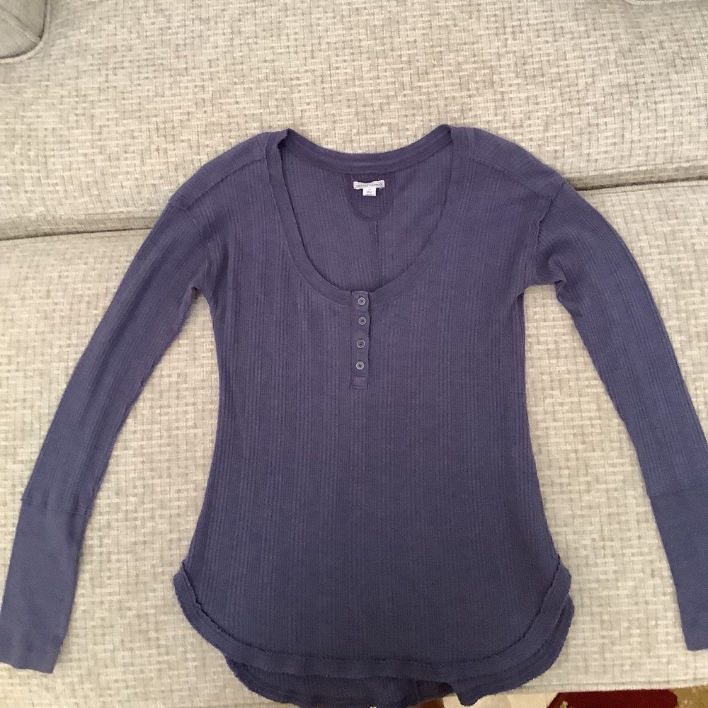 Women’s long sleeve purple shirt